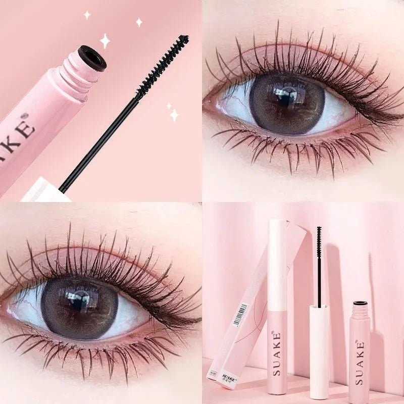 Silk Fiber Matte Mascara Makeup Ultra-Fine Brush
