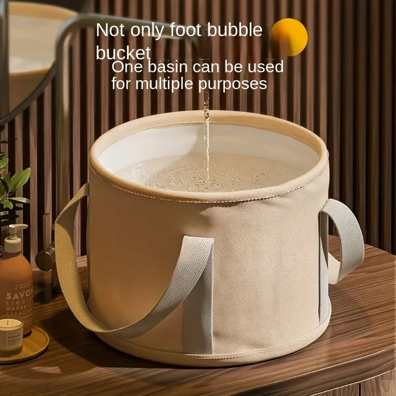 Foot bath tub equipped with advanced temperature control massage function