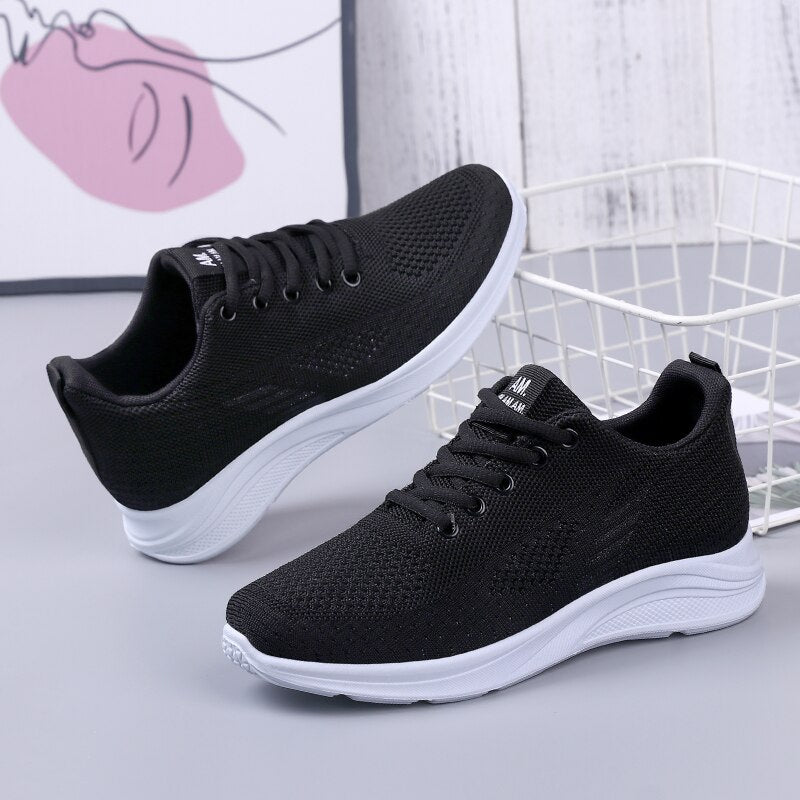 Spring New  Flying Weave Mesh Sport shoes