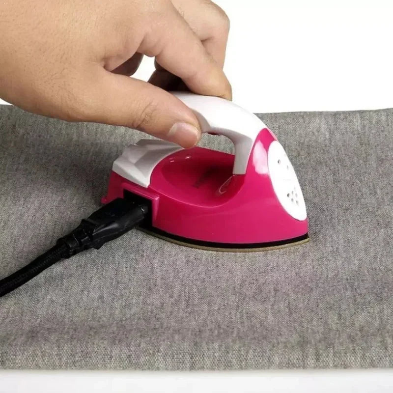 Mini Electric Iron Portable Travel Craft Clothing Sewing