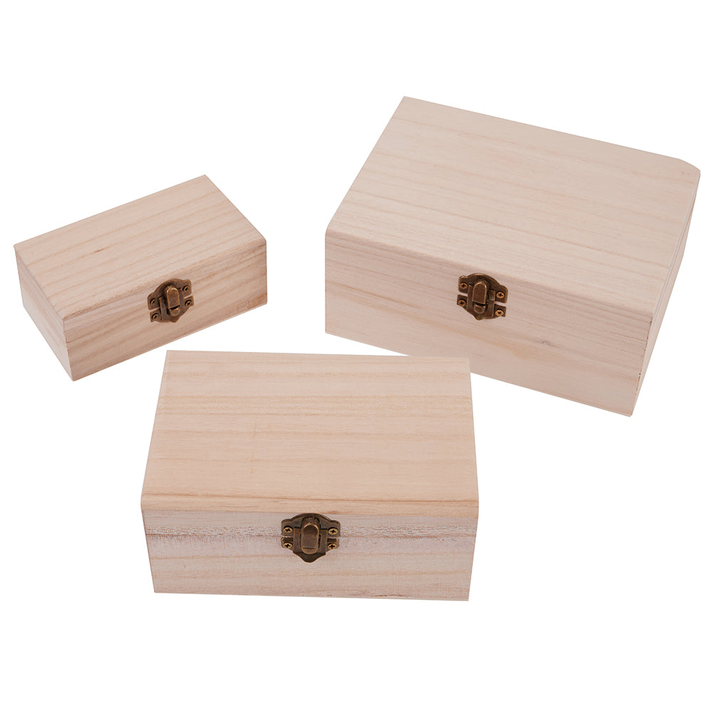 1/3pcs Log Color Scotch Plain Wood Wooden Square