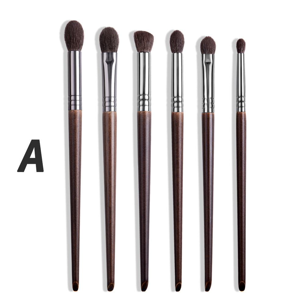 OVW Cosmetic 2/6 pcs Makeup Eye Shadow Brush Set Goat Hair Tool
