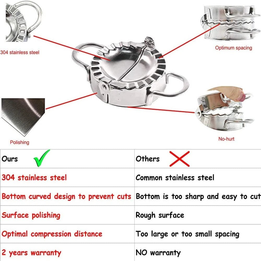 Stainless Steel Dumpling Maker Dumpling Skin Mold