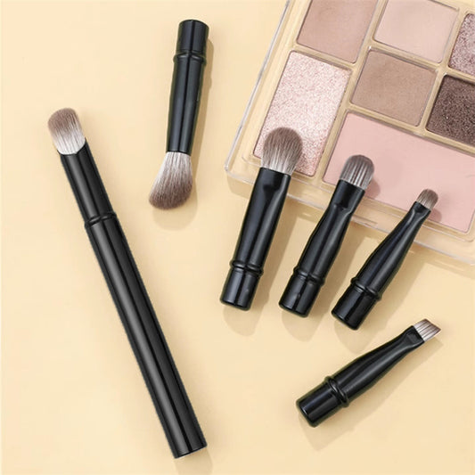 6Pcs Mini Travel Makeup Brushes Set with Box Portable Cosmetic