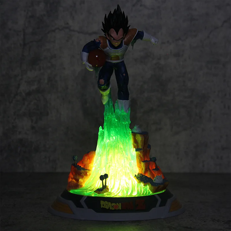 24cm Dragon Ball Vegeta Diving Battle Damage Anime Figure