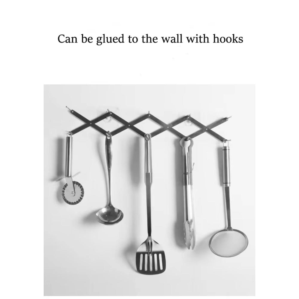 Stainless Steel Bowl Dish Organizer Pot Lid Rack Pan Retractable Foldable