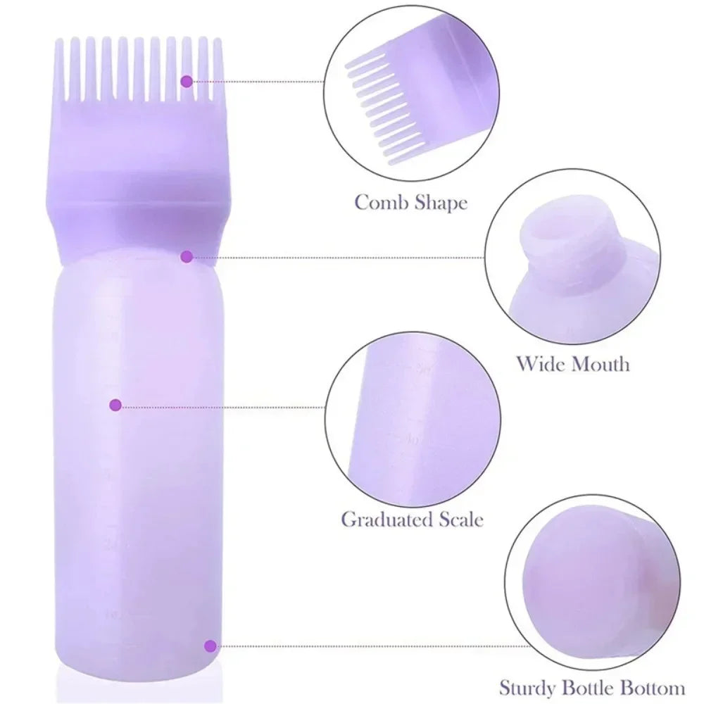 Silicone Shampoo Brush Head Scalp Massage Comb Hair