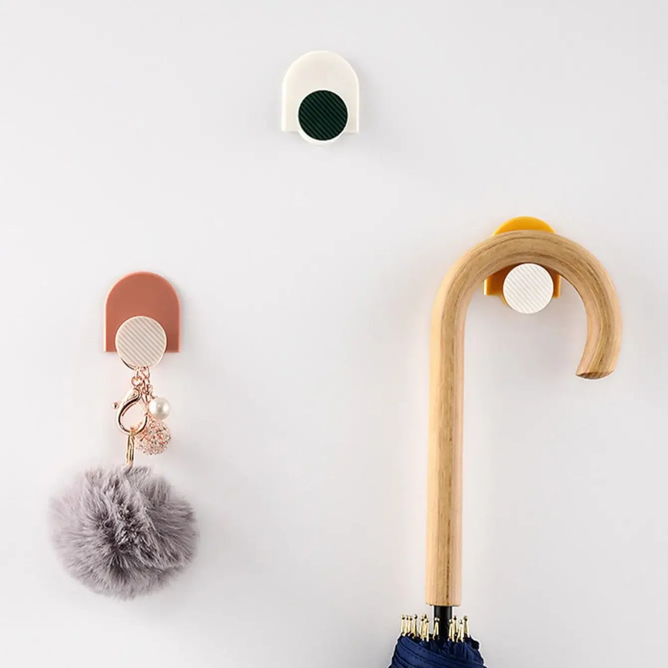 4pcs - Premium Adhesive Wall Hooks-Easy Install