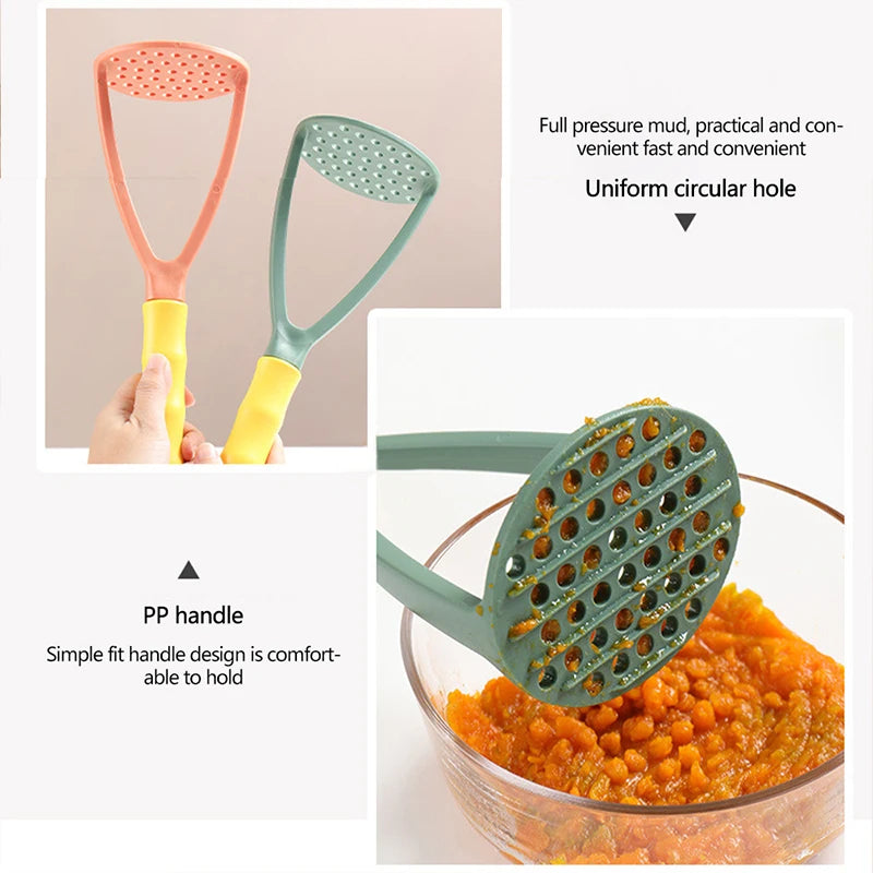 1pc Kitchen PP Pressed Potato Masher Ricer