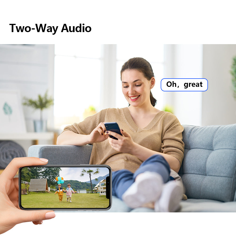 8MP Dual Lens WiFi Camera Dual Screen Wifi Surveillance Camera Outdoor