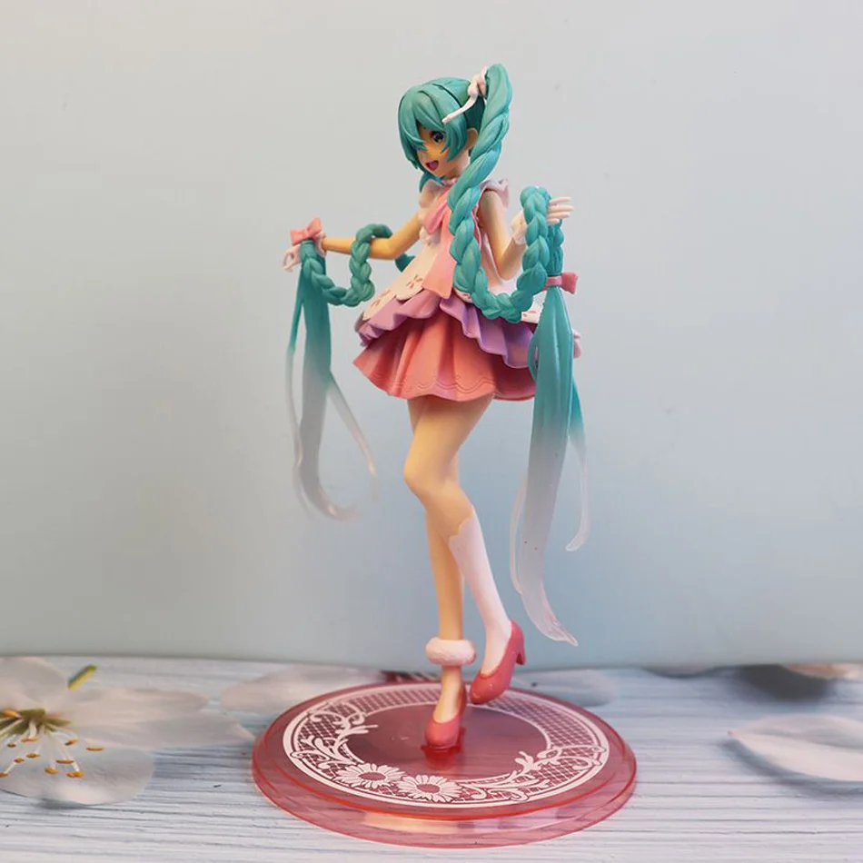 The 20cm Project DIVA Arcade Pink Cherry Hatsune Miku Figure Anime