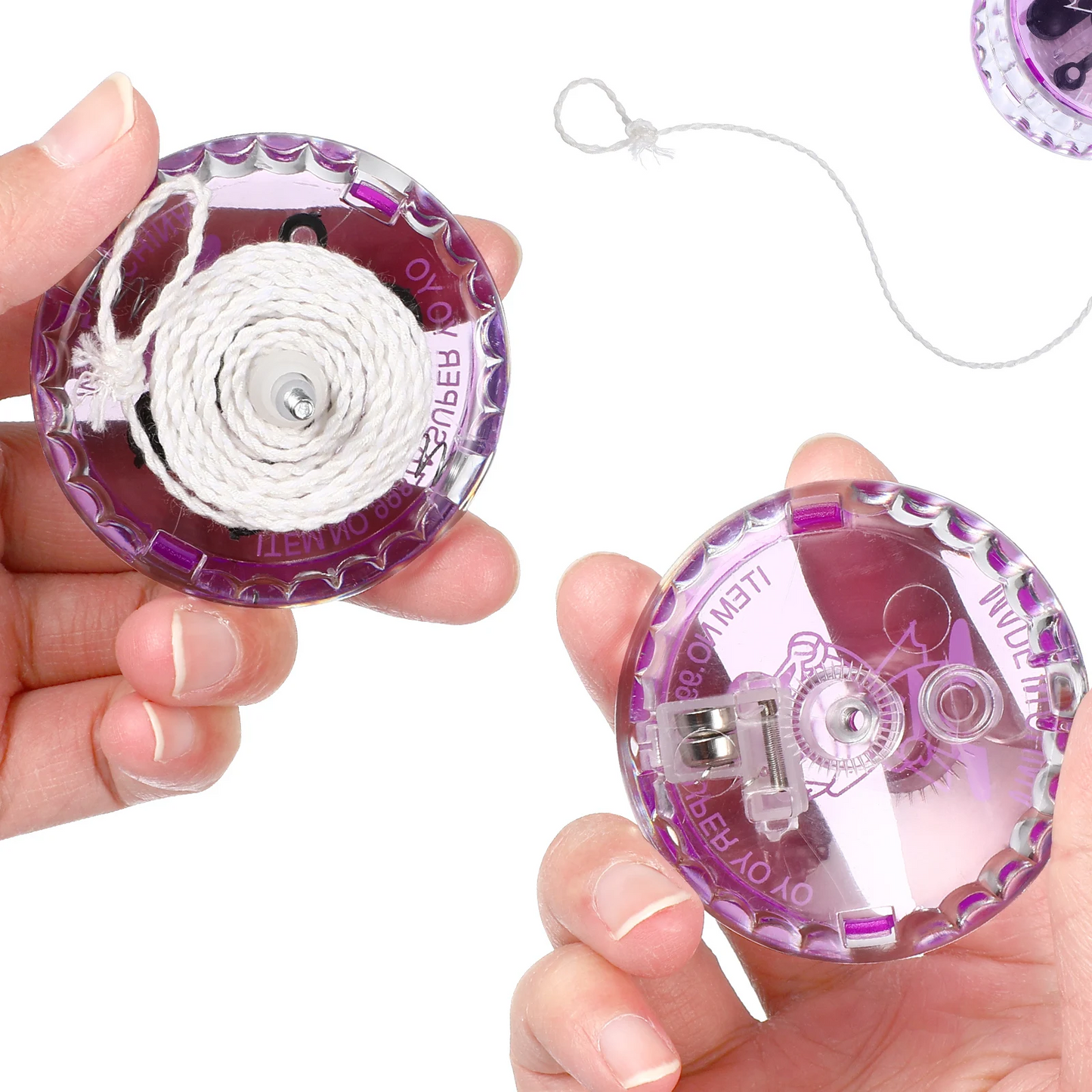 3Pcs Luminous Yo-yo Ball Pull Line Yoyo Ball for Kids