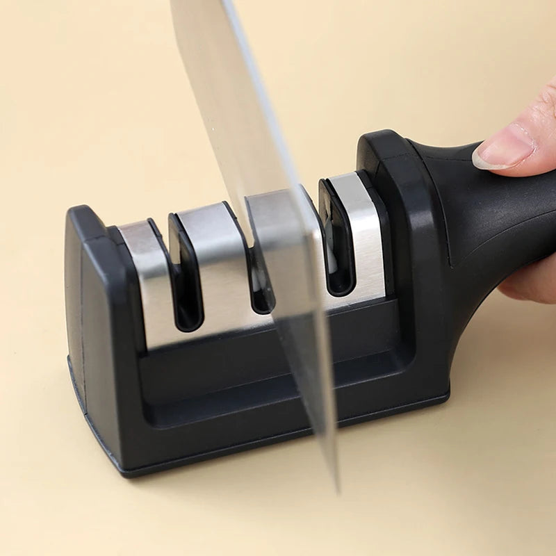 Level 3 Quick Sharpening Tool Knife Sharpener With Anti-slip Base
