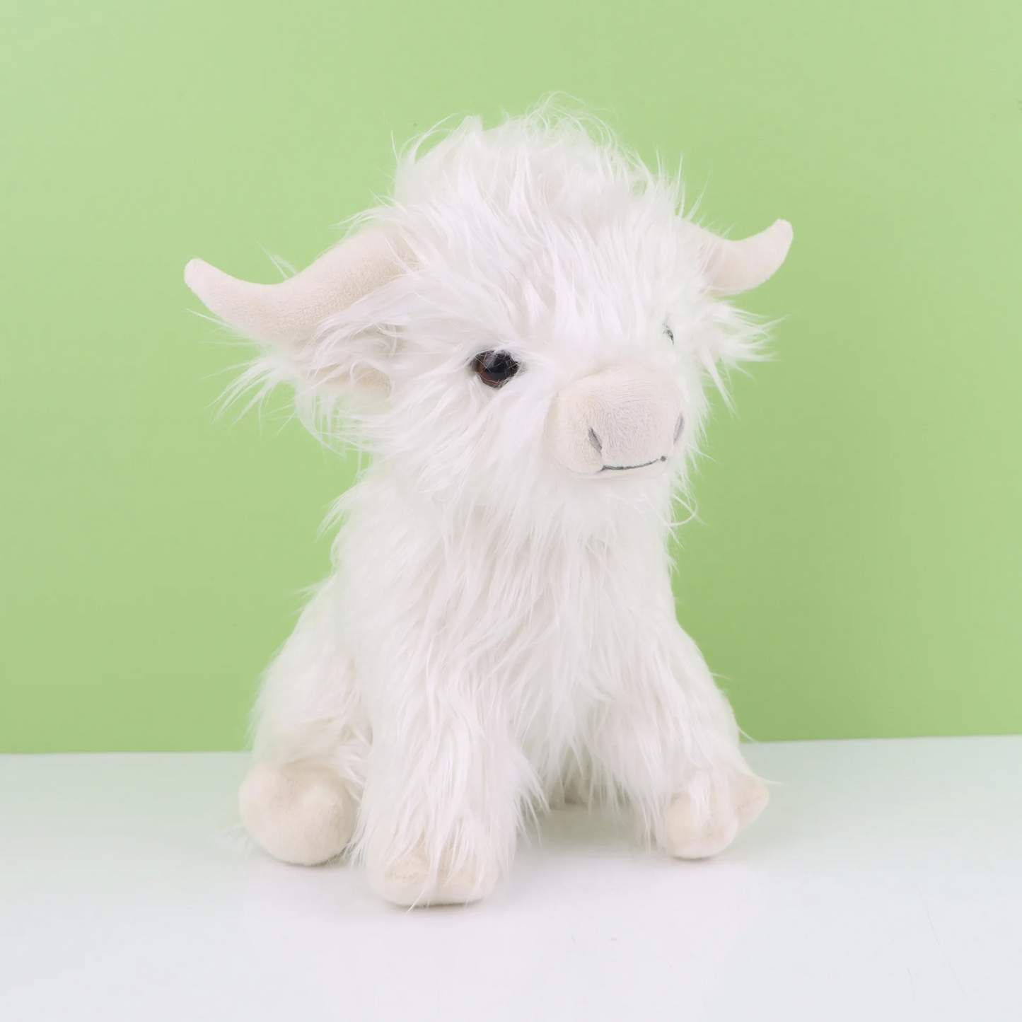 Highland Cow Plush Toy - Adorable Realistic Stuffed Animal