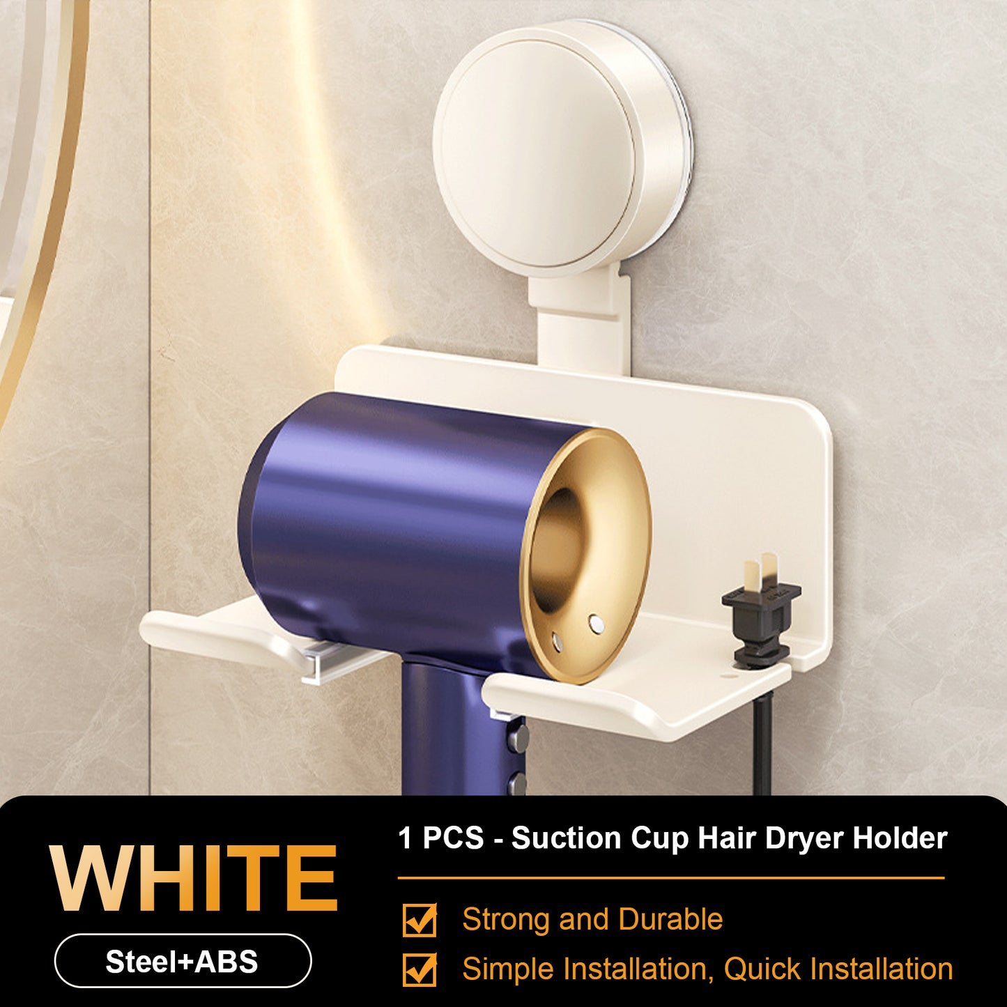 Hair Dryer Holder Wall Dryer Cradle Straightener Stand