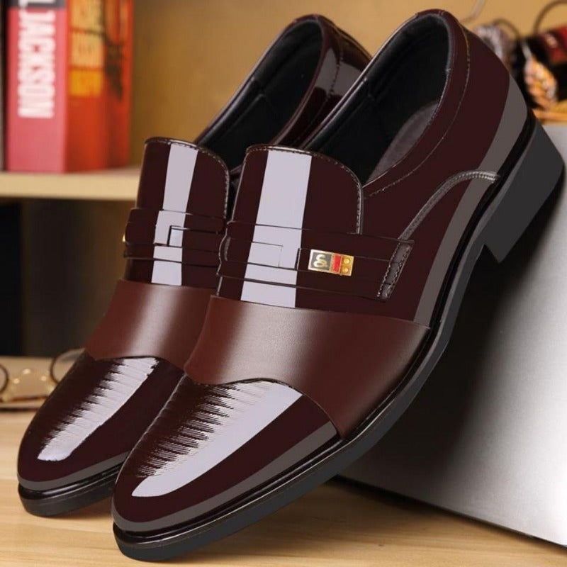 Fashionable and Versatile Men Formal Leather Shoes Business Casual