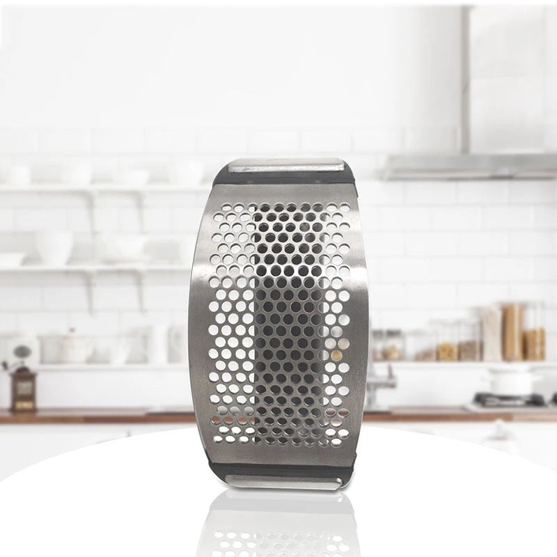 Stainless Steel Garlic Press Manual Mincer Chopping Tool