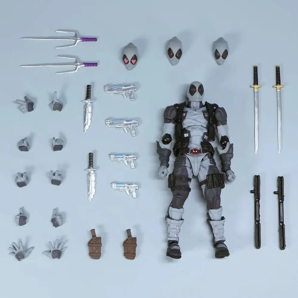 AMAZING YAMAGUCHI Deadpool & Wolverine 2.0 Grey Action Figure