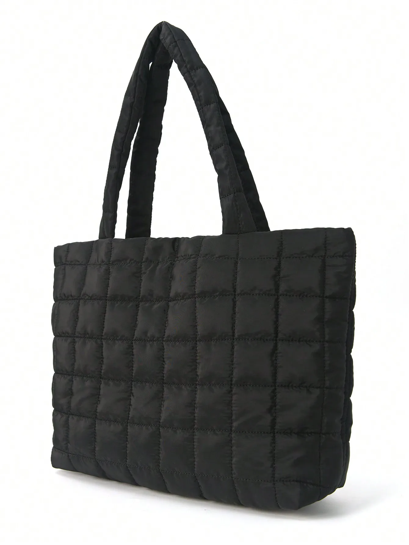 1 Pc Minimalist Quilted Puffy Tote Bag
