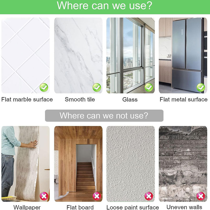 8/12pcs Self Adhesive Mirror Sheets Flexible Non Glass Mirrors Removable Mirror Wall