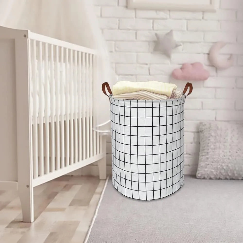 Laundry Basket Portable for Toy Clothing Storage