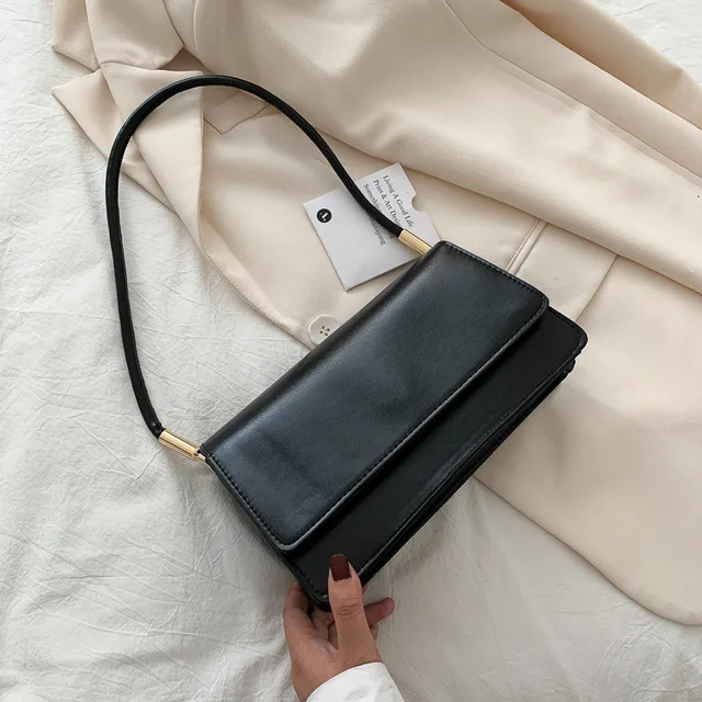 New Simple Shoulder Bag For Women PU Leather