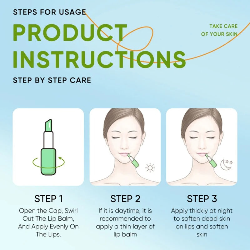 Lip Aloe Balm Nourishing, Refreshing, Hydrating and Moisturizing