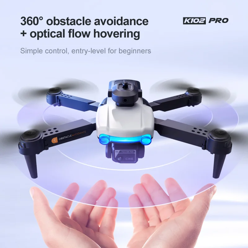 KBDFA K102 Pro Mini Drone 4K HD Camera Optical Flow
