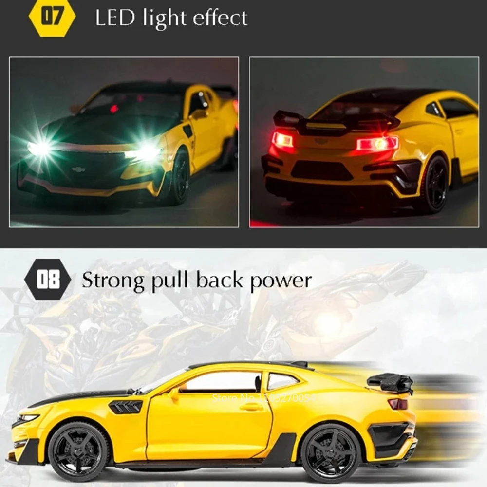 Scale 1/32 Camaro Toys Model Car Alloy Metal