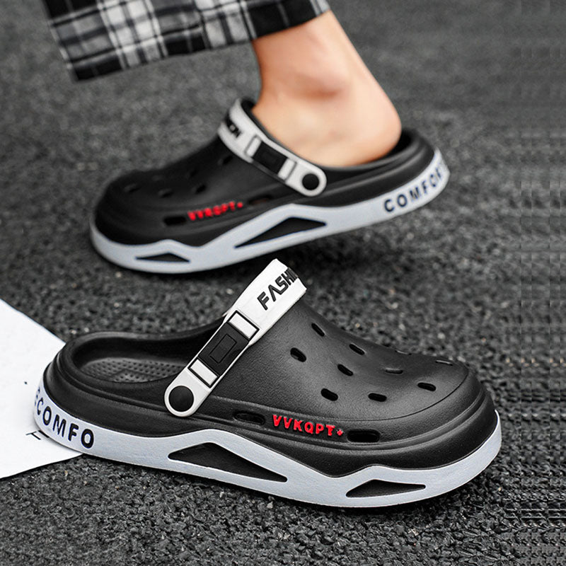 New fashion sandals Men's EVA casual comfortable hole garden shoes