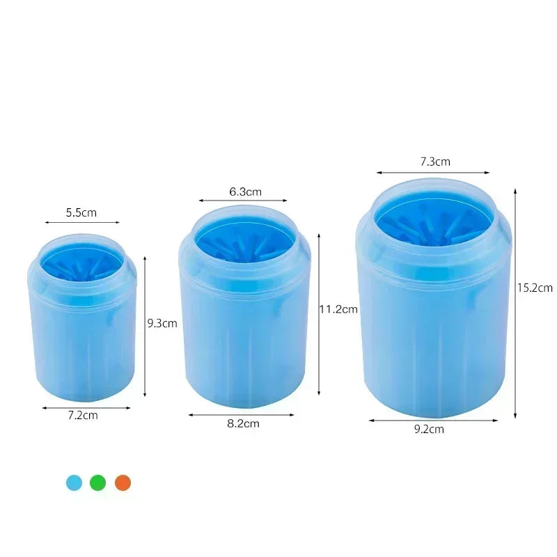 Dog Foot Cup Paw Washer Cleaner Dog Cat Foot Cleaning Brush Soft