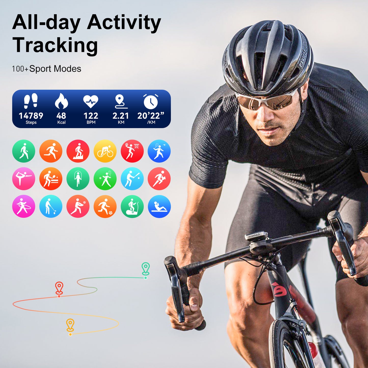 2024 Smart Watches For Men 2.01-inch curved screen Bluetooth