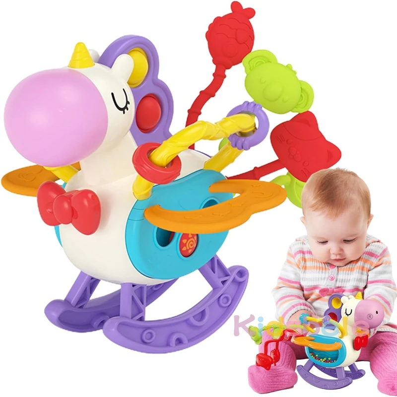 Toddler Finger Pull String Activity Toys Baby