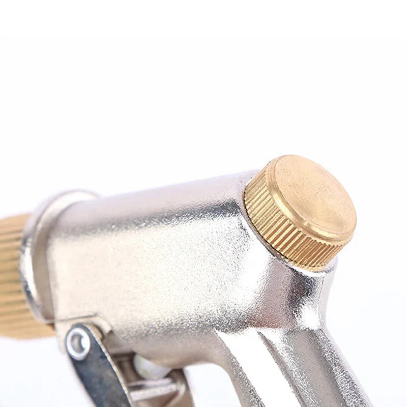High Pressure Water Spray Gun Metal Brass Nozzle Garden Hose Pipe