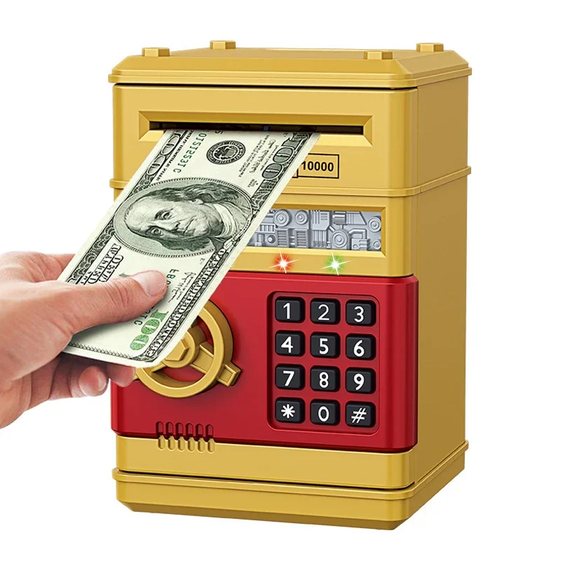 Automatic Piggy Bank with Password Lock and Counter