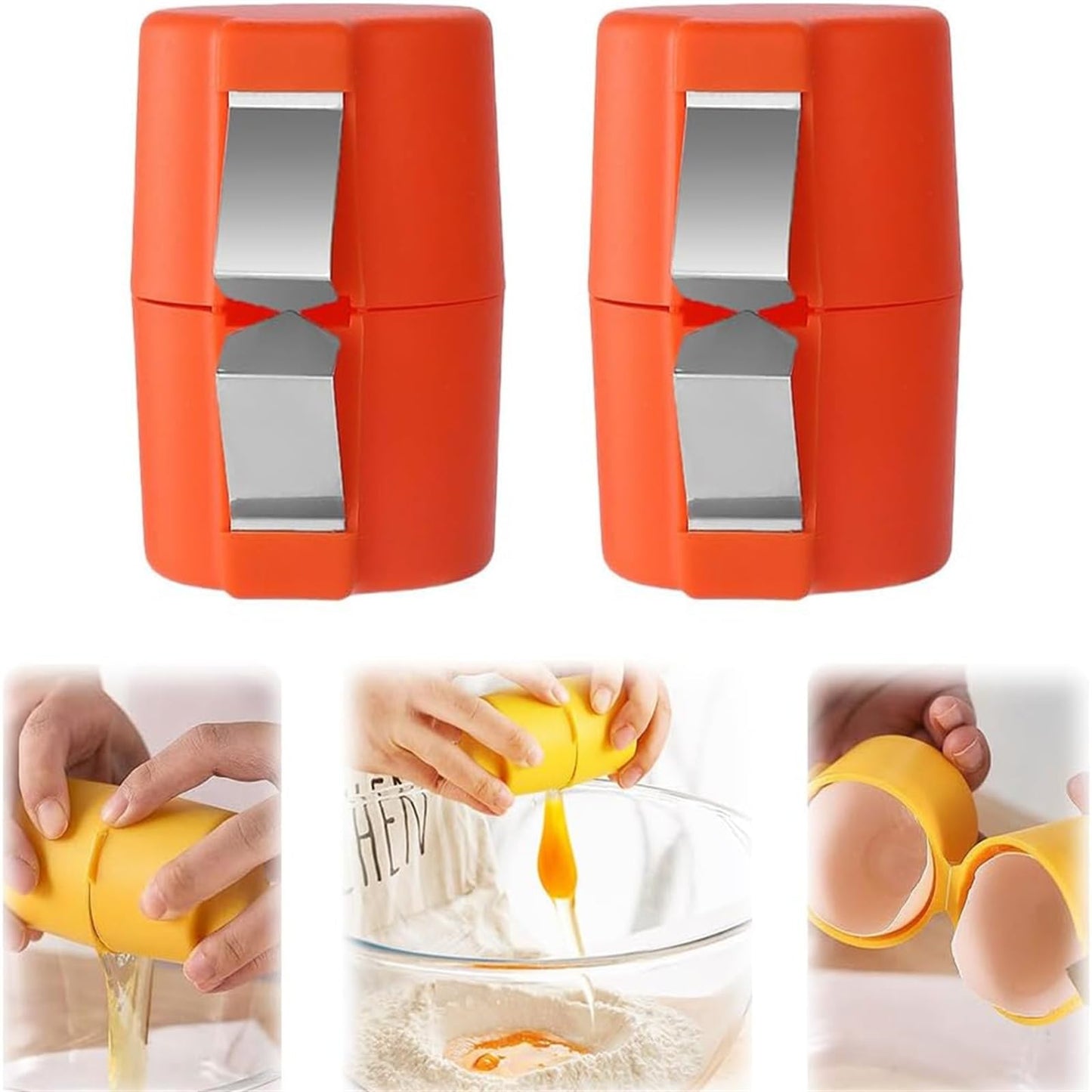 Multifunctional Egg Shell Opener Handheld Egg Cracker