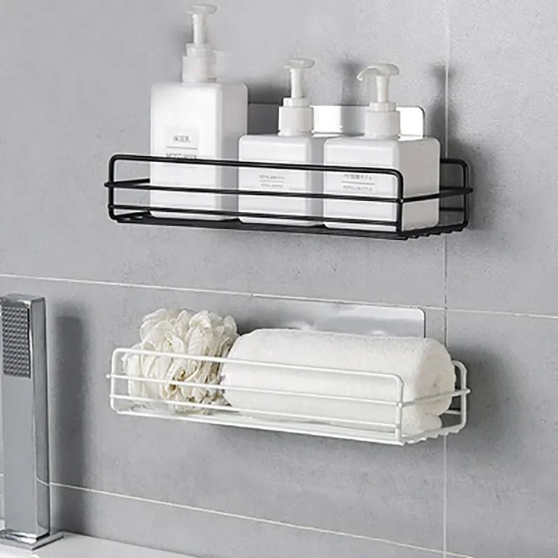 Toilet Storage Rack Bathroom Shelf No-Drill Corner Shelf