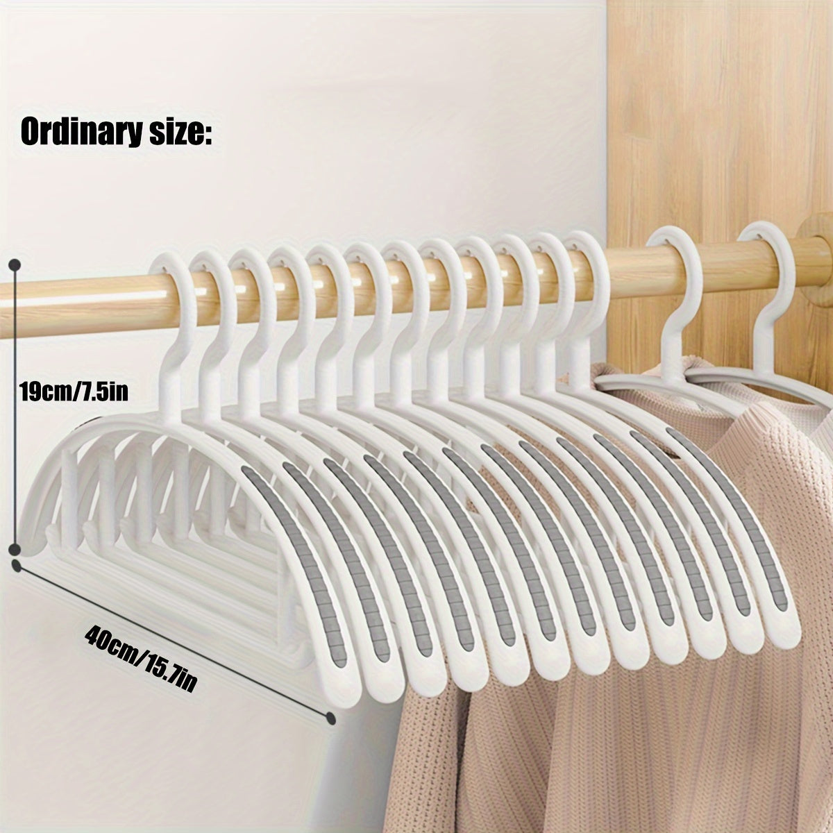 Household Non-slip Hanger, Thick And Wide Shoulder