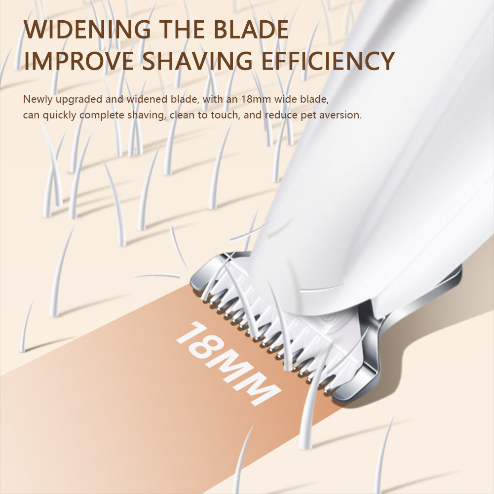 Dog Paw Trimmer with LED Light Fully Waterproof Portable Pet Hair Trimmer