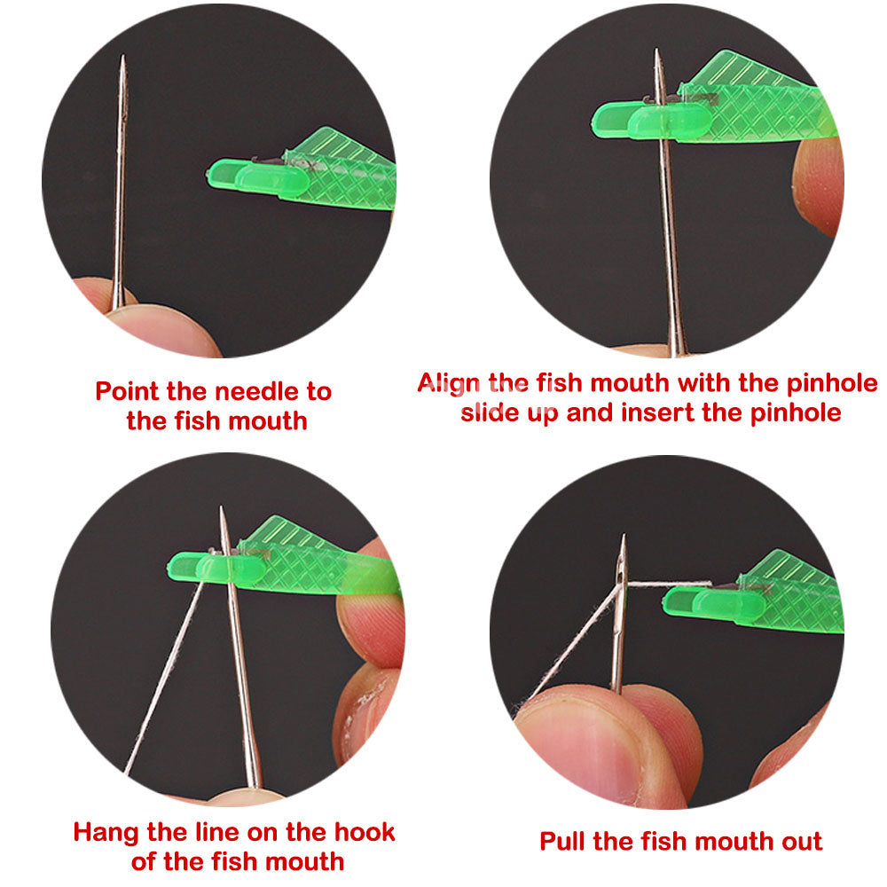 Mini Automatic Needle Threader DIY Tool