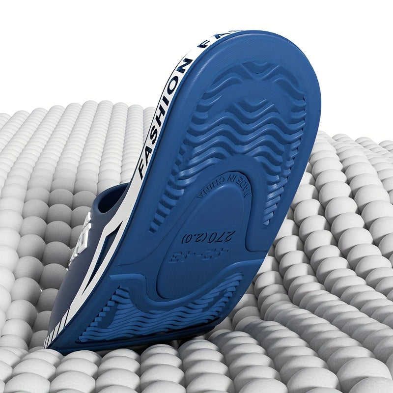 2025 new men's slippers summer PVC men's soft slippers outdoor sports