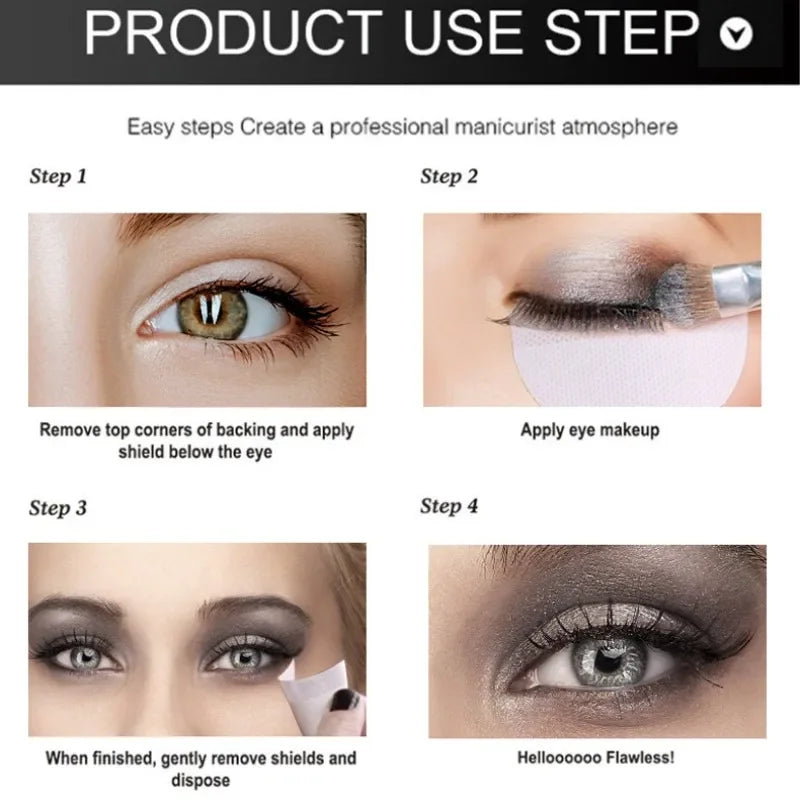 20PCS Eye Makeup Stencils Disposable Eyeshadow Stickers