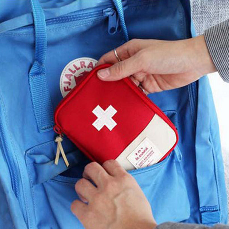 Mini Portable Medicine Bag Travel First Aid Kit