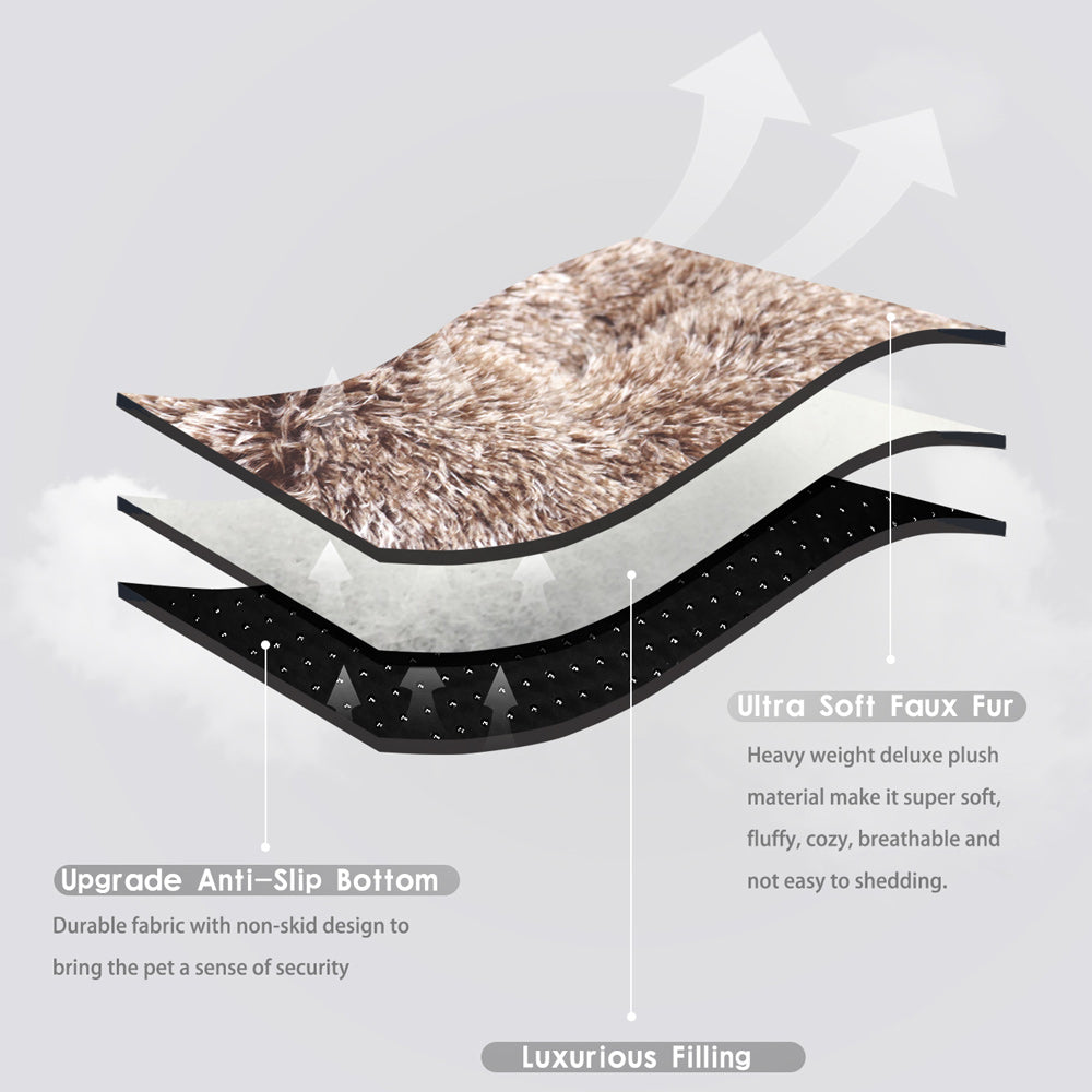 Dog Bed Pet Mat Pet Bed Washable Plush Pet Crate Bed For Dog