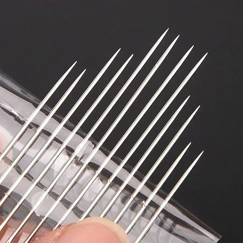 12Pcs Side Hole Blind Sewing Needles Stainless Steel