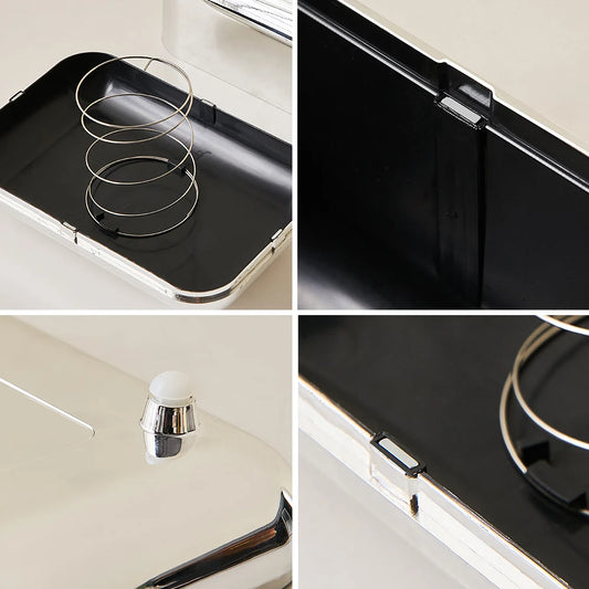 Luxury Golden Tissue Boxes Storage