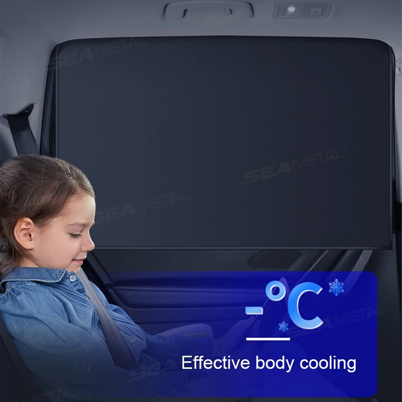 Magnetic Car Side Window Sun Shade Curtains