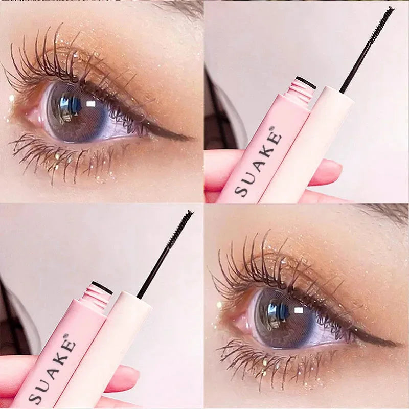 Silk Fiber Matte Mascara Makeup Ultra-Fine Brush