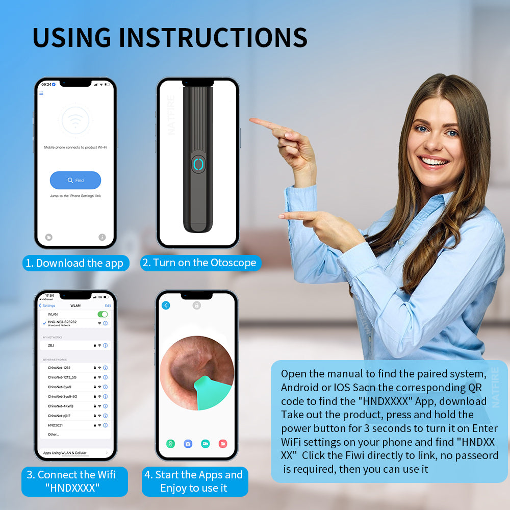 Smart Visual Ear Cleaner HD Ear Sticks