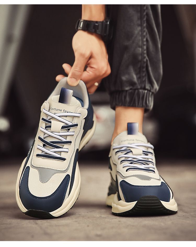 2025 men's shoes autumn leather sports shoes